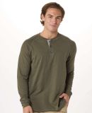 Boxercraft BM3101 Henley Long Sleeve T-Shirt in Olive