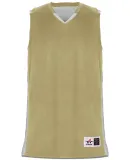 Alleson Athletic 590RSP Crossover Reversible Jerse in Vegas gold/ white
