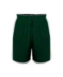 Alleson Athletic 590PSP Crossover Reversible Short in Forest/ white