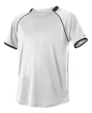 Alleson Athletic 508C1 Baseball Jersey in White/ black