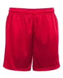 Badger Sportswear 2225 Youth Tricot 4" Mesh Shorts in Red