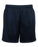 Badger Sportswear 7225 Tricot Mesh 5" Shorts in Navy