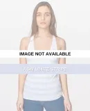 American Apparel RSA2329 Women's Racerback Tank To Ash/ White Stripe