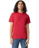 American Apparel 2001CVC Unisex CVC Tee in Heather red