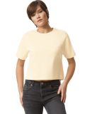 American Apparel 102 Women's Fine Jersey Boxy T-Sh in Creme