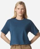 American Apparel 102 Women's Fine Jersey Boxy T-Sh in Sea blue