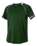 Alleson Athletic 508C1Y Youth Baseball Jersey in Forest/ white