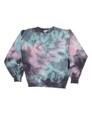 Dyenomite 845VR Premium Tie-Dyed Crewneck Sweatshi in Pacific