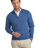 Brooks Brothers BB18402  Cotton Stretch 1/4-Zip Sw in Charterbht