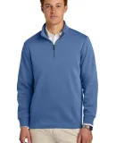 Brooks Brothers BB18206  Double-Knit 1/4-Zip in Charterblu