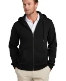 Brooks Brothers BB18208  Double-Knit Full-Zip Hood in Deepblack