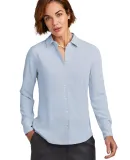 Brooks Brothers BB18007  Women's Full-Button Satin in Heriblue