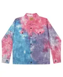 Tie-Dye 9050 Adult Denim Jacket in Cotton candy