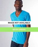 BB456 American Apparel Poly-Cotton Short Sleeve V- Neon Green