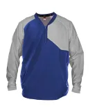 Alleson Athletic 3JLS21A Field Batters Jacket in Royal/ grey