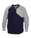 Alleson Athletic 3JLS21A Field Batters Jacket in Navy/ grey