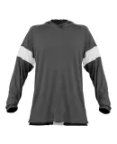 Alleson Athletic 545LSA Contender Long Sleeve Shoo in Charcoal/ white