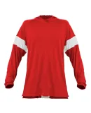 Alleson Athletic 545LSA Contender Long Sleeve Shoo in Red/ white