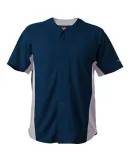 Alleson Athletic 566BFJ Crush Full Button Baseball in Navy/ grey