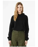 Bella + Canvas 7506 Ladies' Sponge Fleece Cinched  in Black