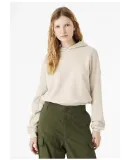 Bella + Canvas 7506 Ladies' Sponge Fleece Cinched  in Heather dust