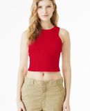 Bella + Canvas 1019 Ladies' Micro Ribbed Racerback in Solid red blend