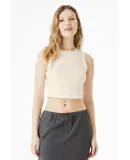 Bella + Canvas 1013 Ladies' Micro Rib Muscle Crop  in Sol natural blnd