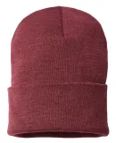 Atlantis Headwear PURE Sustainable Knit in Burgundy mélange