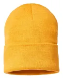 Atlantis Headwear PURE Sustainable Knit in Mustard yellow