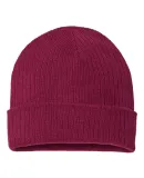 Atlantis Headwear RIO Sustainable Rib Knit in Burgundy