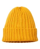 Atlantis Headwear SHORE Sustainable Cable Knit in Mustard yellow