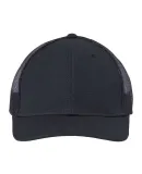 Atlantis Headwear RETH Sustainable Recy Three Truc in Black/ black