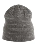 Atlantis Headwear SHINE Sustainable Reflective Bea in Dark grey