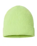 Atlantis Headwear ANDY Sustainable Fine Rib Knit in Acid green