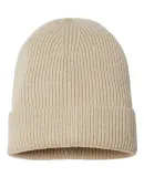 Atlantis Headwear ANDY Sustainable Fine Rib Knit in Light beige