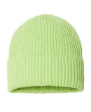 Atlantis Headwear OAK Sustainable Chunky Rib Knit in Acid green