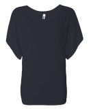 BELLA 8821 Womens Flowy Dolman Top in Midnight