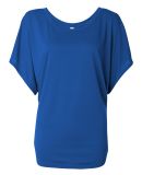 BELLA 8821 Womens Flowy Dolman Top in True royal