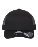 Atlantis Headwear BRYCE Sustainable Trucker Cap in Black/ black