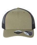 Atlantis Headwear BRYCE Sustainable Trucker Cap in Olive/ black