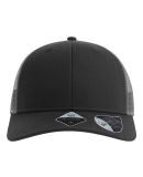 Atlantis Headwear BRYCE Sustainable Trucker Cap in Black/ dark grey