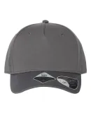 Atlantis Headwear FIJI Sustainable Five-Panel Cap in Dark grey