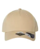 Atlantis Headwear FIJI Sustainable Five-Panel Cap in Khaki