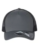 Atlantis Headwear ZION Sustainable Five-Panel Truc in Dark grey/ black