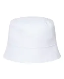 Atlantis Headwear POWELL Sustainable Bucket Hat in White