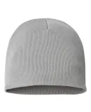 Atlantis Headwear YALA Sustainable Beanie in Light grey