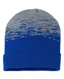 Cap America RKS12 USA-Made Static Cuffed Beanie in True royal/ heather