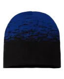Cap America RKS9 USA-Made Static Beanie in Black/ true royal
