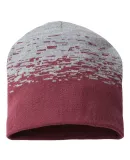 Cap America RKS9 USA-Made Static Beanie in Maroon/ heather