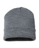 Cap America TKN24 USA-Made 12" Cuffed Beanie in Heather grey